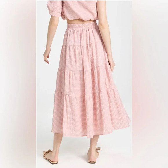 En Saison Riley Stripe Midi Skirt - Picture 13 of 13